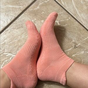 Peach Ankle Socks